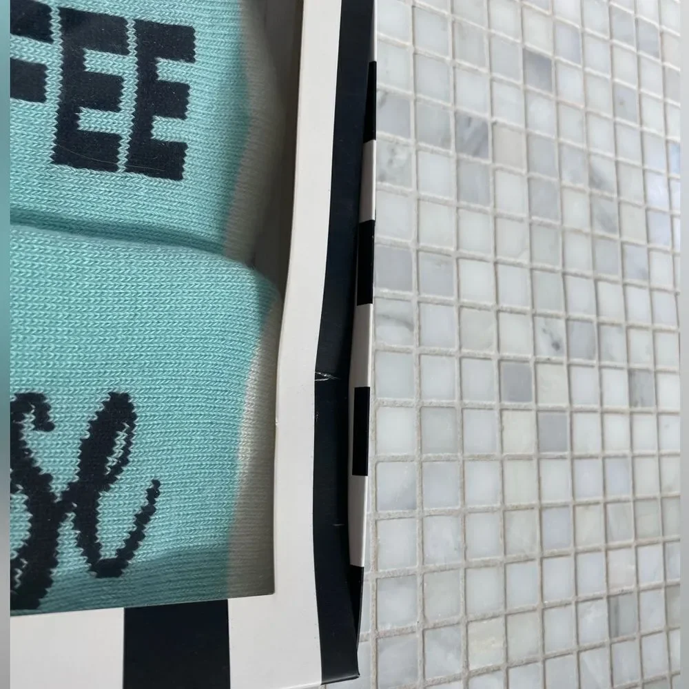 Coffee Please Novelty Comfy Socks NIB